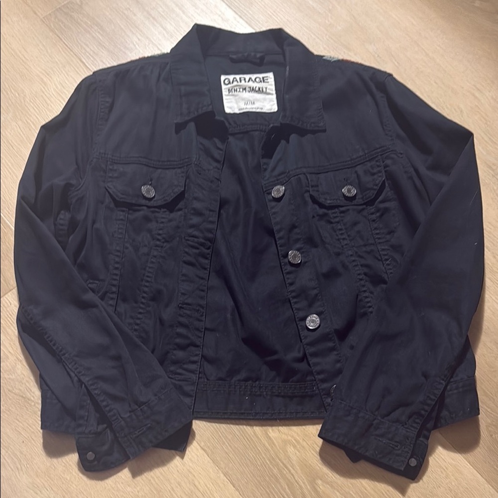 Garage Midnight Black Denim Jacket